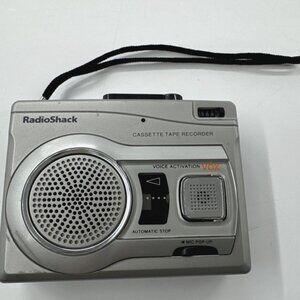Radio Shack Cassette Tape Recorder CTR-122 14-1129 Voice Activated VOX